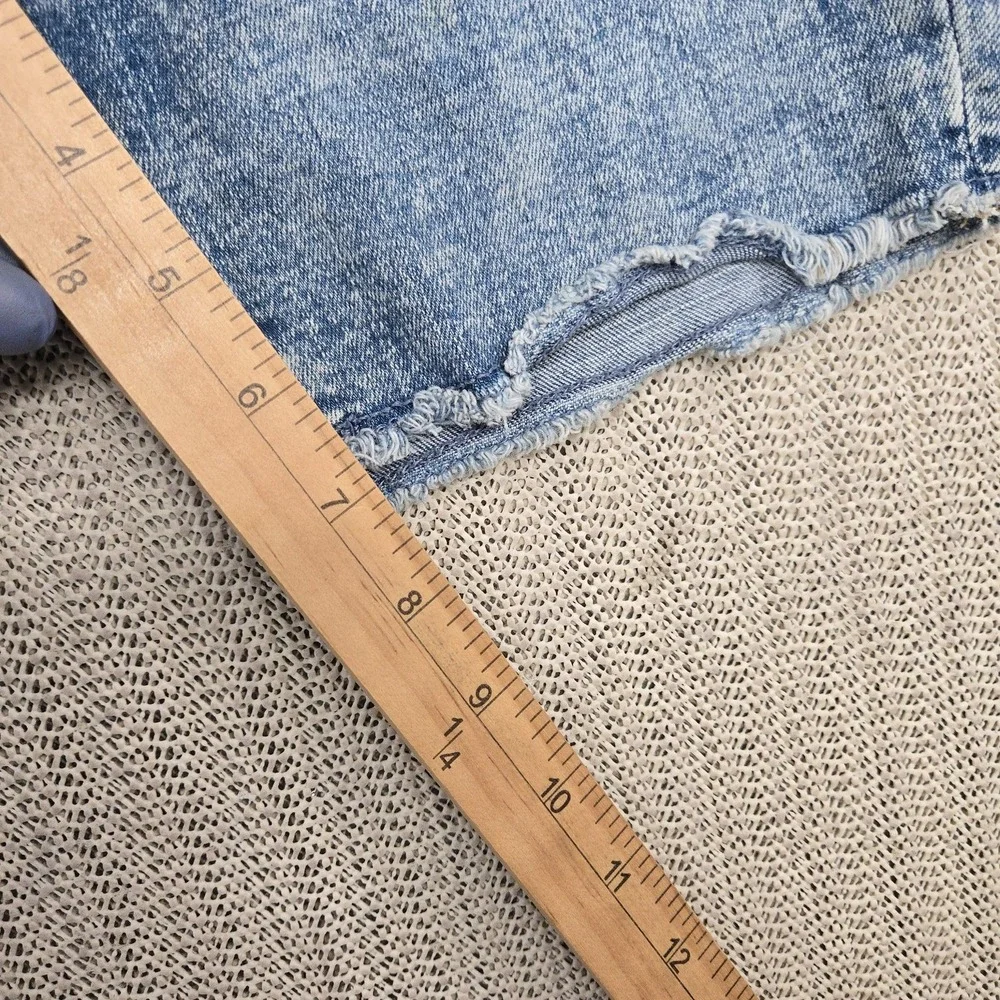 Old Navy Shorts Boys Medium 8 Blue Karate Built-In Flex Max Denim Distressed